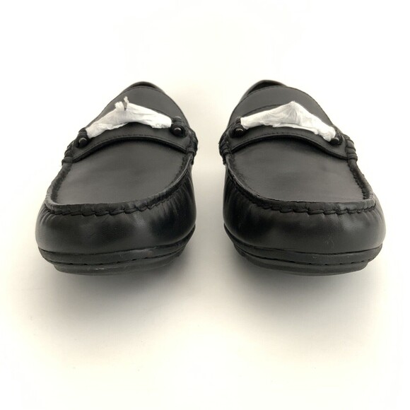 Coach Leather Mott Loafer Dark Saddle Dress Shoes Men 10.5D main image 4